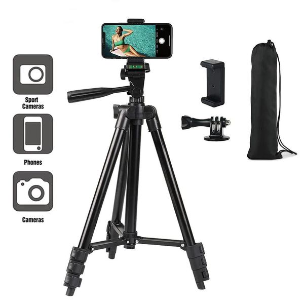 Mobil Tripod Kamera Taşınabilir SLR Desteği Bluetooth Masaüstü Kam Stand Monopod Akıllı Telefon