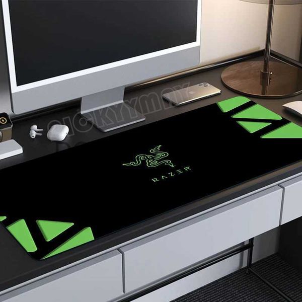 Mouse Pads Apoios de Pulso Razer Tapete de Mesa Gamer Mousepads Mouse Pad Office Desk Pad Grande Mousepad Tapete de Mouse para Tapete de Mesa de Computador J231215