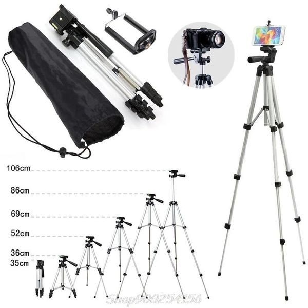 Aksesuarlar Taşınabilir Ayarlanabilir Tripod Esnek Stand Mount Tutucu Klip Seti Samsung JY20 için Telefon Kamerası için Evrensel Tripodlar 20 Dropship