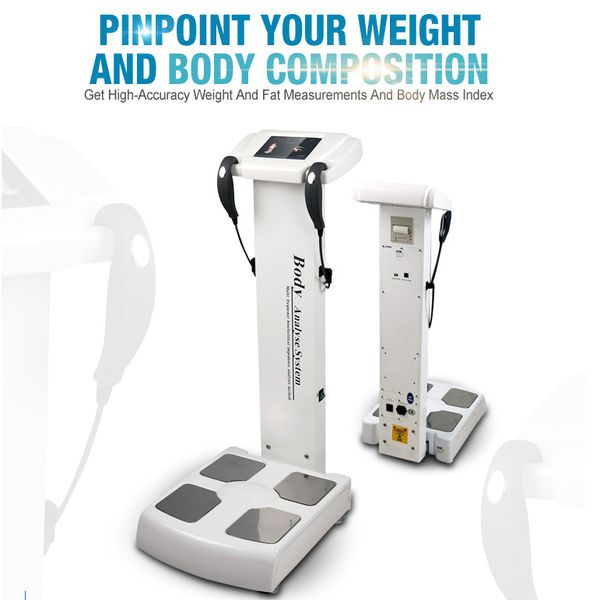Máquina de teste de índice de nutrição de peso IMC, controle de gordura, impedância bioelétrica multifrequência de alta precisão para avaliação de saúde