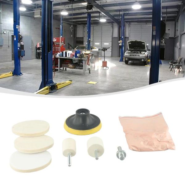 Car Wash Solutions 8 x Windschutzscheibenglas-Kratzerentferner, Ceroxid-Pulver-Polierset für Windschutzscheiben, Aquarien, Scheinwerfer