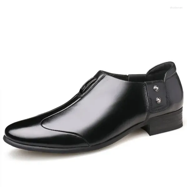 Kleid Schuhe Schwarz Männer Anzug Party Männer 2023 Italienisches Leder Zapatos Hombre Formale Büro Sapato Social Masculino