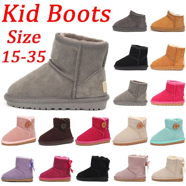 uggskid Mini Boot uggsboot tasman Baby Top Qualität Jungen Mädchen ug Kinder Stiefel Ultra uggssy Booties Australien Kid Schneestiefel Designer Kleinkind Schuhe Winter Kostenloser Versand