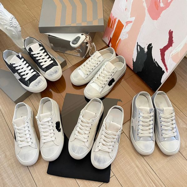 Neue Modedesigner-Schuhe, goldene Damen-Superstar-Markenmänner, lässige Veröffentlichung, Frau, Mann, Luxusschuh, Italien-Turnschuhe, Pailletten, klassisch, weiß, schmutzig, alter Freizeitschuh zum Schnüren