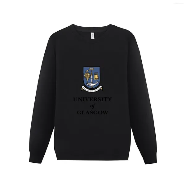 Moletons masculinos com capuz, moletom da Universidade de Glasgow, roupas masculinas, blusa, roupas para moletom