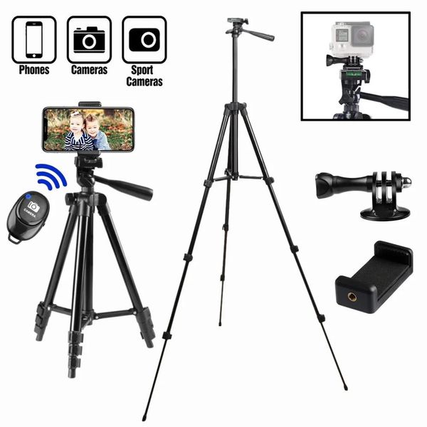 Sahipler Cep telefonu Tripod Kamera Spot için Gopro Hero 10 Esnek Mobil Destek Fotoğrafları Selfie Fotoğraf Alüminyum Sahibi