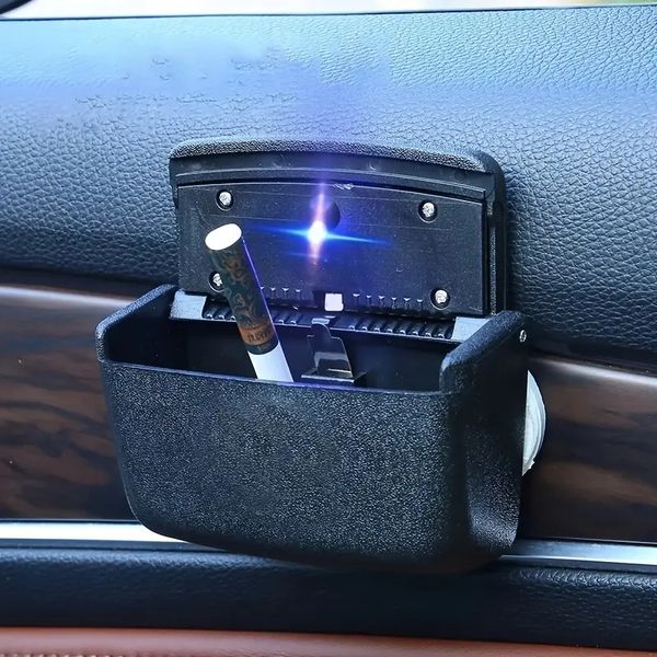 Illumina la tua auto con questo posacenere universale portatile e senza fumo: materiale creativo e multifunzione per auto