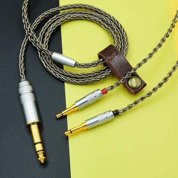 Наушники, 8-жильный кабель для наушников с разъемами от 1 до 2, двойной 3,5 2,5 4,4 мм, обновление баланса, сменные кабели Sier 6,5 6,35 Xlr Personality