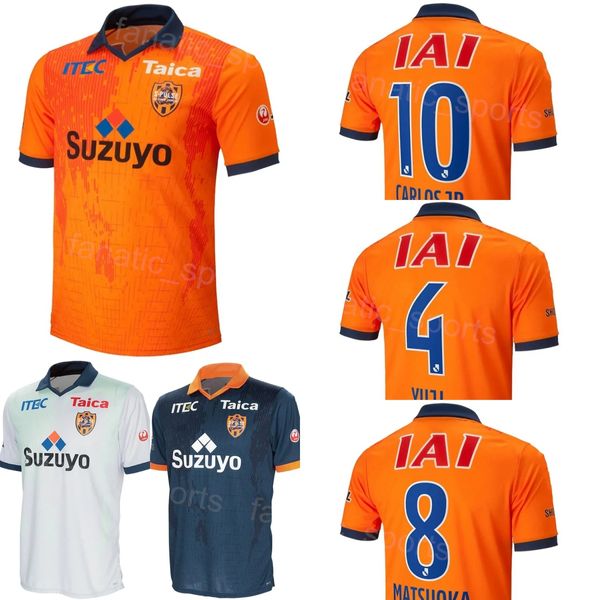 Uomo Shimizu S-Pulse Club Team 17 Maglie da calcio KAMIYA 8 MATSUOKA 29 YAMAHARA 7 KATAYAMA 11 NAKAYAMA SANTANA 32 KOLOLLI 23 SUZUKI Maglia da calcio Kit traspirante 23/24