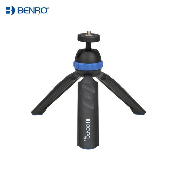 Halter Benro PP1 Desktop-Multifunktionshalter Mini Flexibles kleines Mobiltelefonstativ für TikTok Live-Video Fernsehen