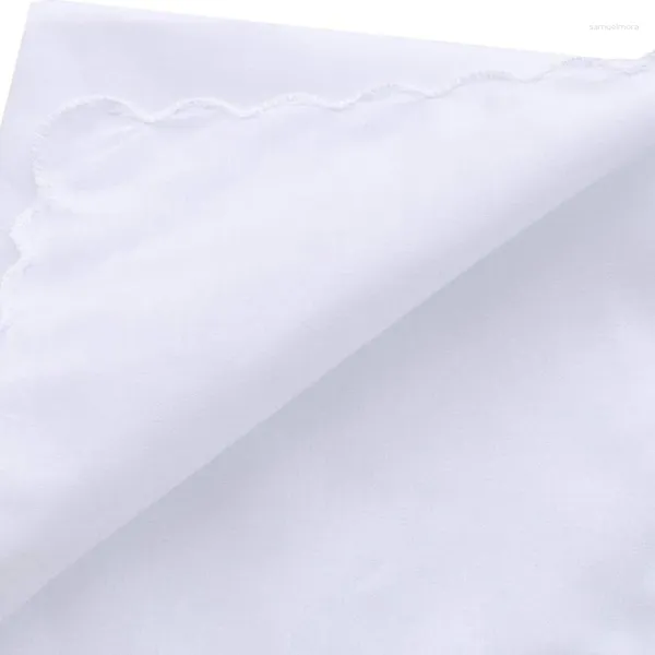 Галстуки-бабочки 652F, белый носовой платок для взрослых, хлопковый квадратный супермягкий моющийся носовой платок, аксессуары «сделай сам»