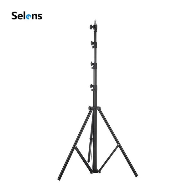 Acessórios Meking 280cm 9,2 pés Sistema de suporte de luz tripé L2800FP Almofada de ar Lightstand capacidade de carga 3kg