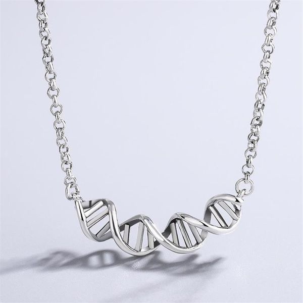 Catene VENTFILLE 925 Sterling Silver DNA ed Collana A Spirale Per Le Donne Personalità Alla Moda Regali Del Partito Dei Monili 2021 Drop267K