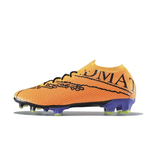 Scarpe antinfortunistiche Superfly Scarpe da calcio sportive per esterni Speedmate Professional Cr7 Fg Tacchetti morbidi e traspiranti impermeabili all'ingrosso 231216