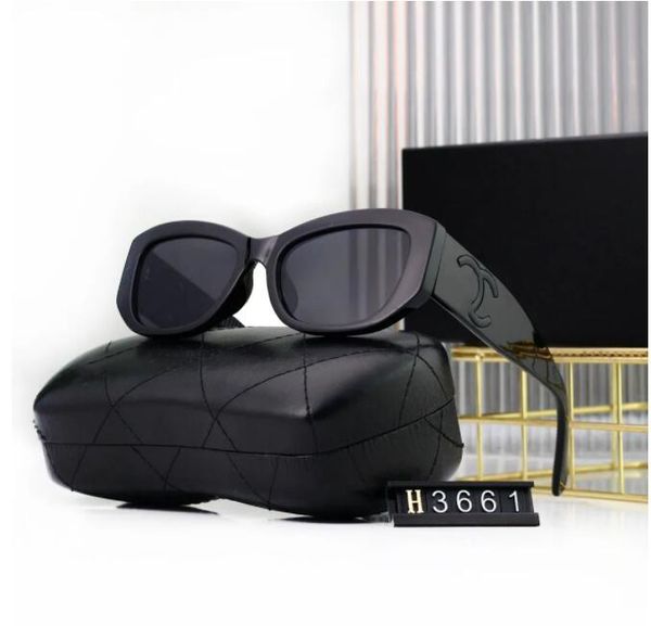Novos óculos de sol CC Fashion Designer Ch Óculos de sol Retro Fashion Top Driving Outdoor Proteção UV Moda Logo Leg para Mulheres Homens Óculos de sol com caixa 455
