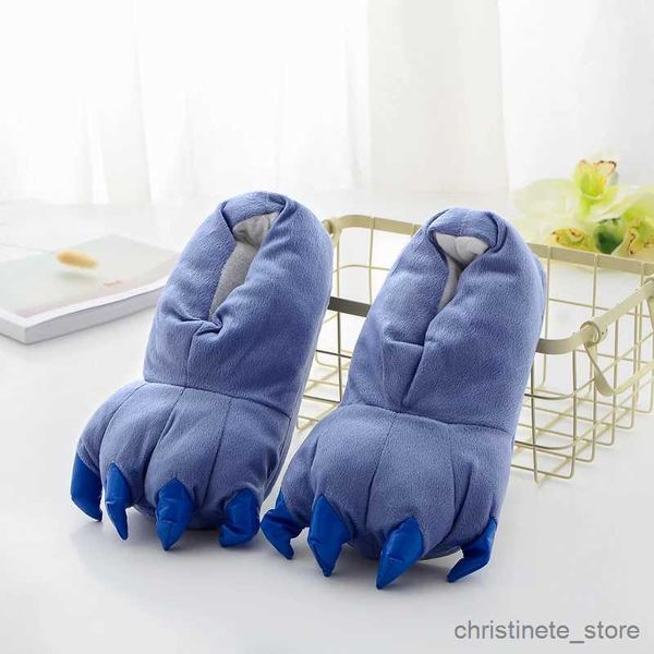 Pantofola per bambini Kigurumi Pigiama Animale Ragazzo Ragazza Pantofole da interno Inverno Morbido Caldo Scarpe per bambini Antiscivolo Dinosauro Tigre Mucca Pantofole Scarpe R231216