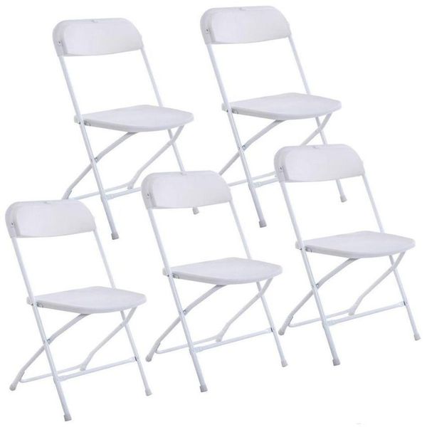 Yeni Plastik Katlanır Sandalyeler Düğün Partisi Etkinlik Sandalyesi Ticari Beyaz Gyq267J