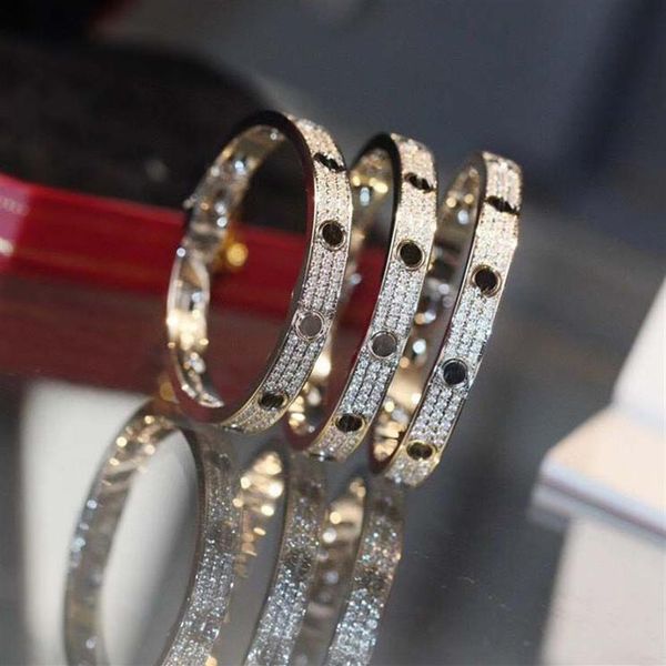 V material de ouro luxo qualidade charme punk anel de banda com diamante design de cor preta para mulheres e homens presente de jóias de casamento tem bo3056