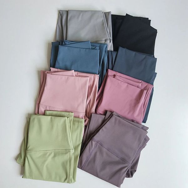 Completi da yoga Pantaloni da yoga Pantaloni da palestra per donna Pelle amichevole Vita alta Pesca Stretti elastici Pantaloni sportivi per il sollevamento dell'anca Pantaloni da yoga Gambe 231216