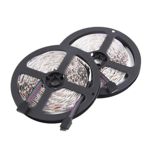 Strisce ICOCO 1 Set 2x5 Metri 1 Rotolo Professinal 600 LED 3528 SMD RGB Lunga Durata di Servizio LED Super Luminosità Striscia Flessibile 252e