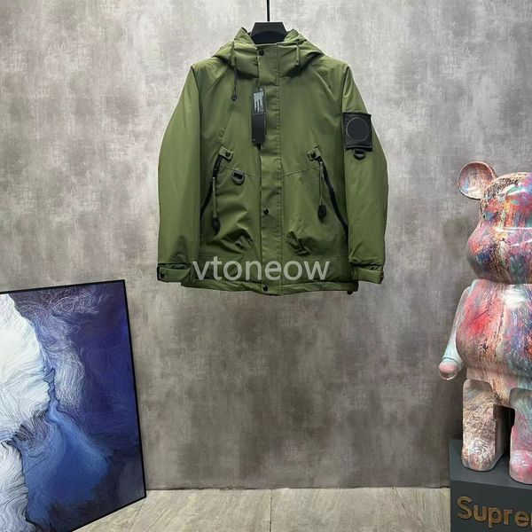 Tasarımcı Erkek Ceketler Kış Lüks Marka Tasarım Su Geçidi Windrunner Moda Sporları Windinger Sıradan Fermuar Katlar Yeni Stonesislands Ceket 4colors