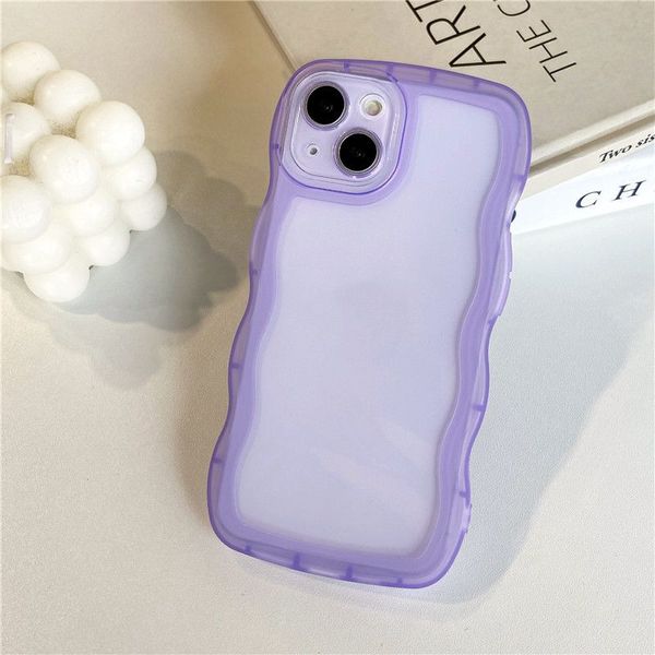 Candy Colors Clear Protect Cases para iPhone 15 14 13 12 11 Pro Max X XS MAX XR Pele de telefone móvel TPU capa protetora capa de pele 700PCS