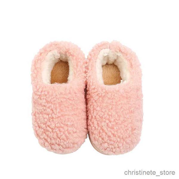 Pantofole per bambini pantofole per ragazze pantofole invernali per la casa bambini ragazzi pantofole in cotone riscaldamento interno scarpe da pavimento antiscivolo peluche R231216