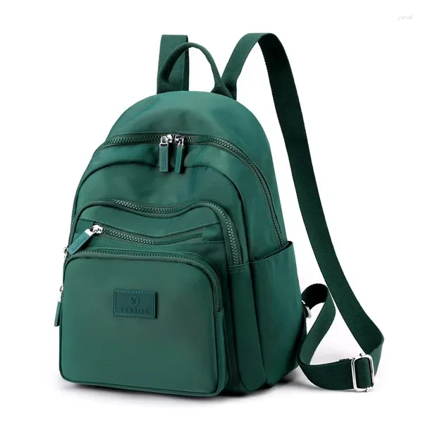 Sacos escolares moda multi-camada mulheres mochilas leve estudante saco de livro impermeável náilon mochila de viagem adolescente menina hool mochila