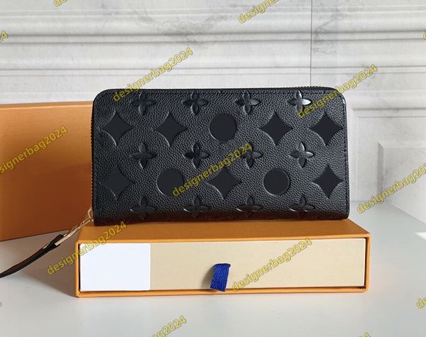 Luxurys Brieftaschen Handtaschen Designer Brieftaschen Mode Bags Kartenhalter mit Frauen Geldkarten mit Münzen Taschen Leder -Geldbörsen -Brieftasche 60017 herumtragen. 60017