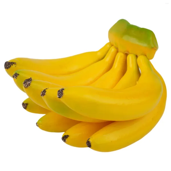 Party Dekoration Künstliche Banane Simulation Obst Modell PO Prop Gefälschte Kunststoff Lustige Spielzeug Shop Display Ornament Wohnkultur