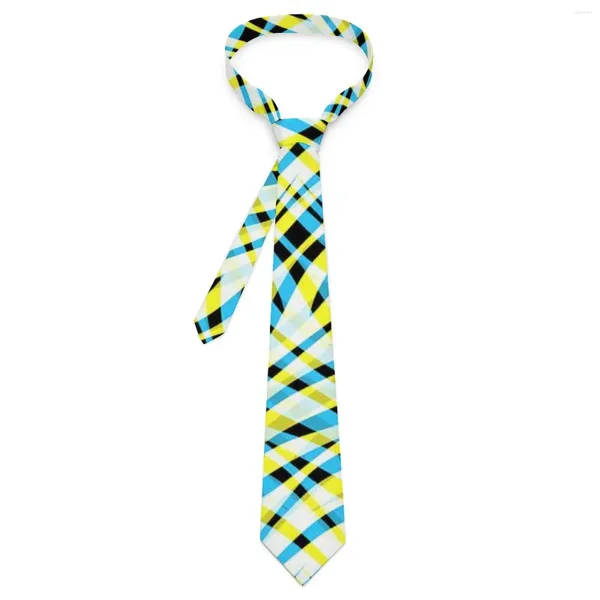 Laços abstratos curva gravata geométrica impressão festa de casamento pescoço engraçado para unisex personalizado diy colar gravata presente de aniversário