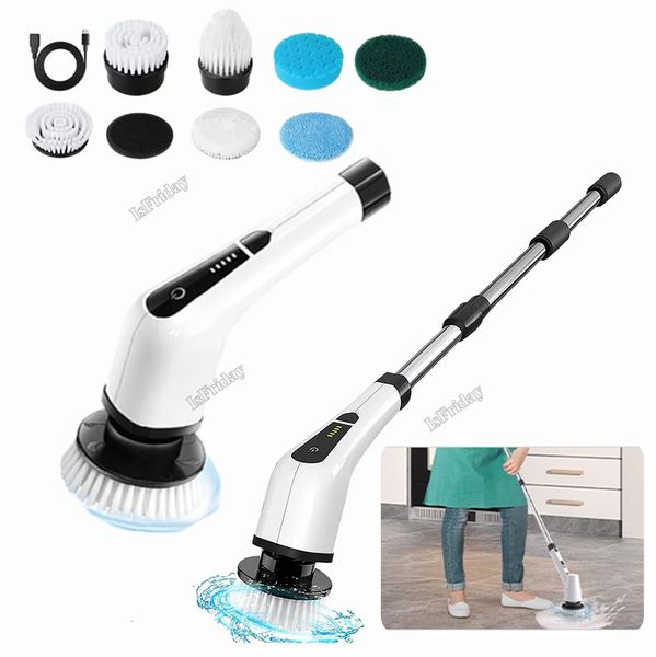Aspiradores 7 em 1 escova de limpeza elétrica ferramentas domésticas produtos para casa janela cozinha banheiro limpador 231216
