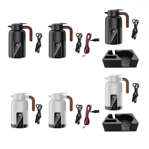 Wasserflaschen, Auto-Heizbecher, Reise-Kaffeetasse, 1,3 l, intelligent zum Brauen von Milch, erhitzten Getränken, Camping