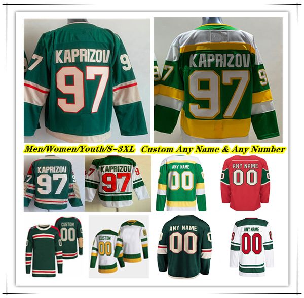 Kirill Kaprizov Minnesota Hóquei Jersey Marc-Andre Fleury Mats Zuccarello Joel Eriksson Ek Matt Boldy Brandon Duhaime Brock Faber Marco Rossi Ryan Hartman Foligno