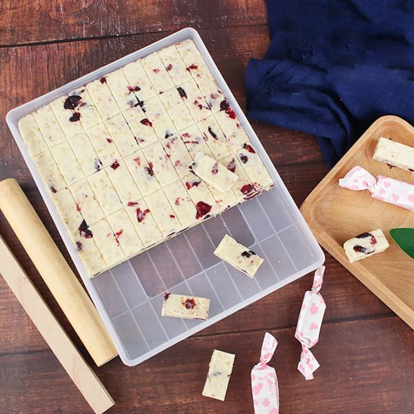 Kuchenwerkzeuge DIY Nougat Handgefertigte Tablettform Süßigkeiten-Werkzeugset Fruchtgelee Patisserie-Schneidestab 231216