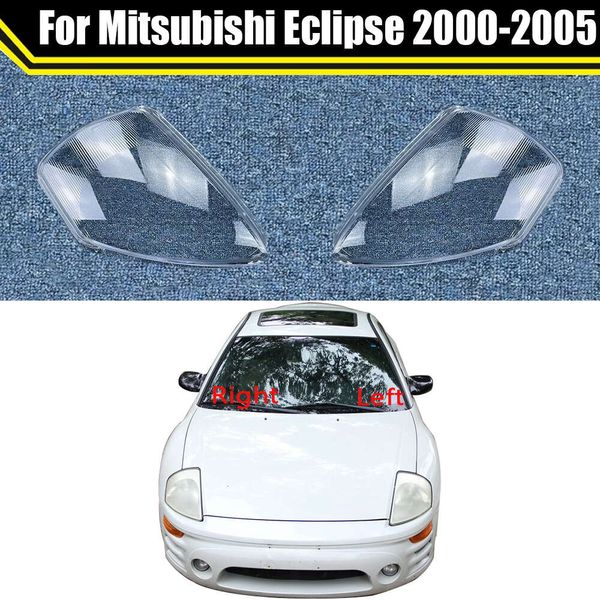 Auto Anteriore In Vetro Lente Lampada Ombra Borsette per Mitsubishi Eclipse 2000-2005 Coprilampada Trasparente Auto Luce Caso di Copertura Del Faro