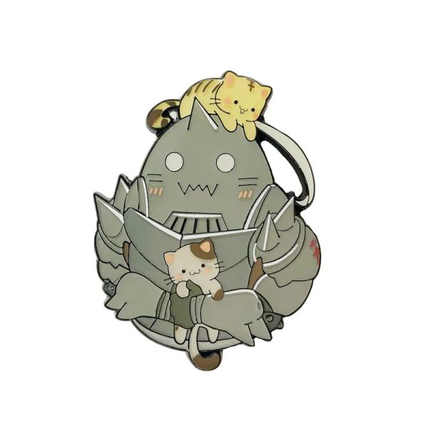 Fullmetal Alchemist Spilla smaltata carina Spille anime Distintivi su zaino Cose carine Accessori per gioielli Spilla regalo Manga giapponese BJ