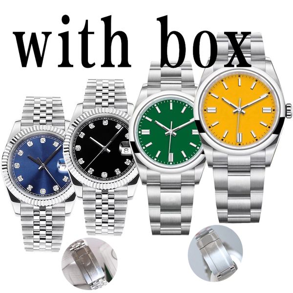 Box Watch u1 Factory Watch Blau/Schwarz Uhren 36mm41mm Herren Automatik Designeruhr Luxusuhr Saphir 904L Edelstahluhr Endurance Watch Fusion Watchs