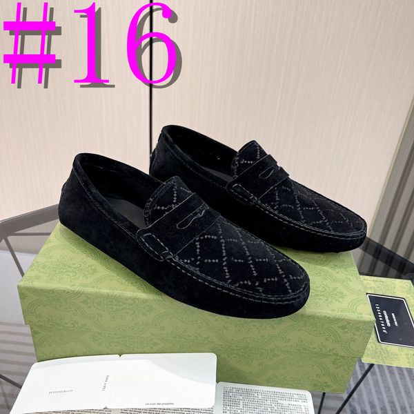 40modelo 2023 sapatos masculinos pretos casuais de couro genuíno dos homens mocassins designer marca luxo italiano respirável deslizamento em sapatos de barco