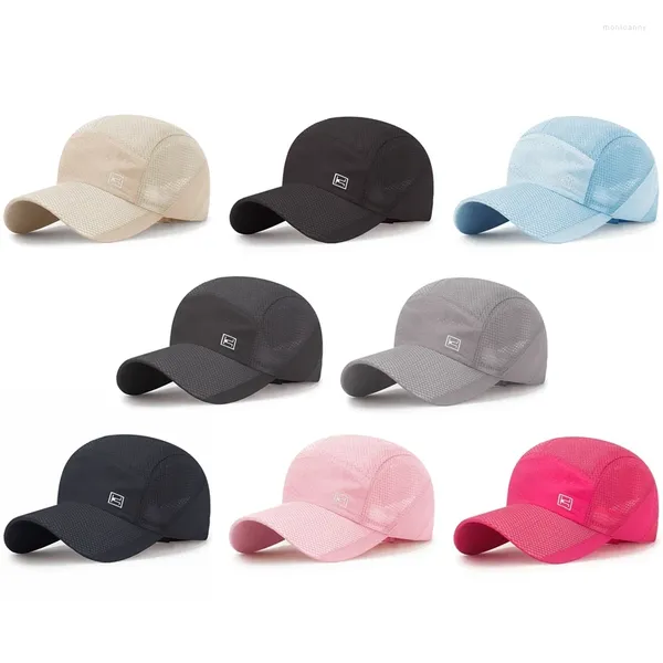 Ball Caps Männer Frauen Sommer Outdoor Sport Cool Schnell trocknend Laufen Baseball Mesh Hut Schirmmütze