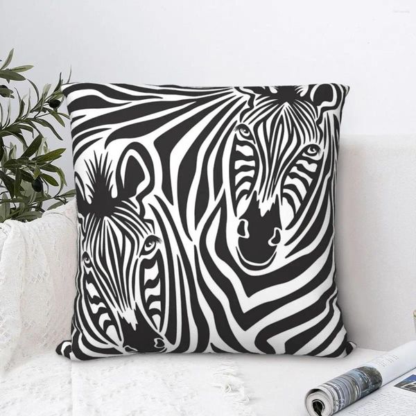 Almofada zebra casal lance caso arte curta mais capas para casa sofá cadeira mochila decorativa