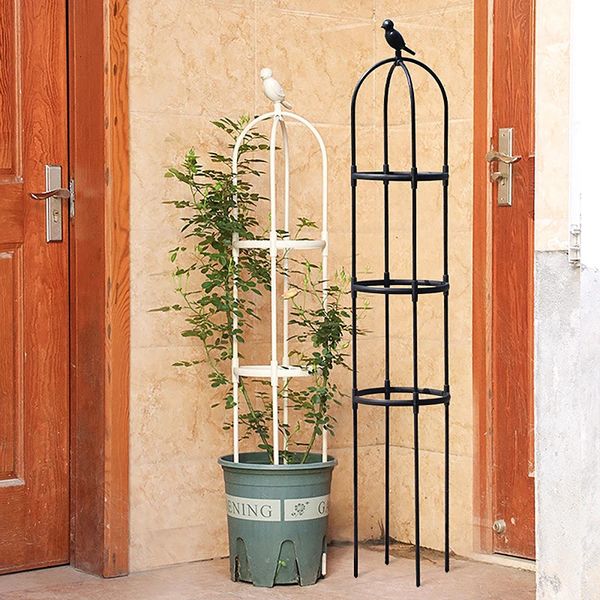 Fioriere Vasi 1 Set Piante rampicanti Traliccio Supporto da giardino Gabbie per fiori Piante Cornice Fiori fai da te Viti Pot Stand 231216