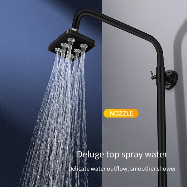 Soffioni doccia da bagno Mini doccia a pioggia ad alta pressione Flusso d'acqua magico Soffione a pioggia Accessori per risparmio idrico Soffione 231216