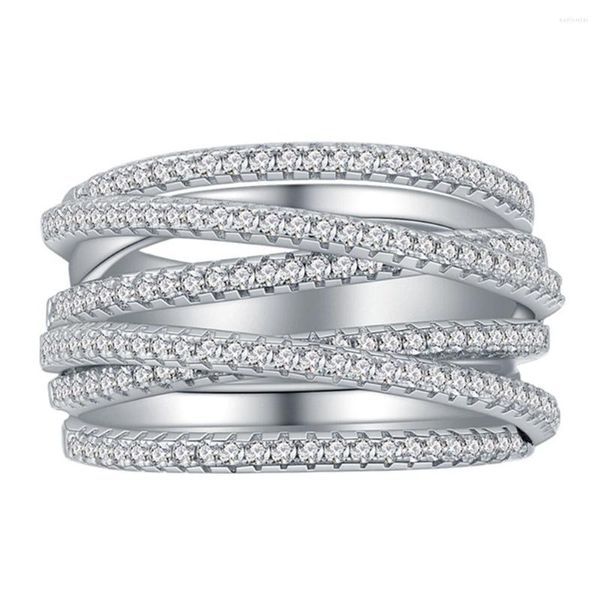 Cluster-Ringe: Kaufen Sie 18 Karat vergoldetes 925er-Sterlingsilber mit hohem Kohlenstoffgehalt, Diamant-Edelstein, feiner Schmuck, Persönlichkeit, Punk-Ring, Geschenk-Tropfen