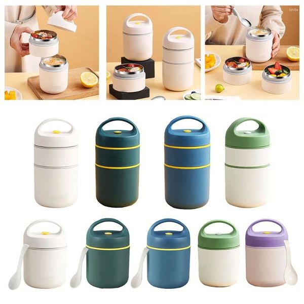 Dinnerwaren Vakuum Wärme Lunchbox Isoliert wärmere Suppe Cup Container Bento Eimer tragbare langfristige Benutzerfreundlichkeit