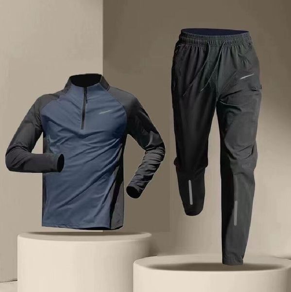 Pantaloni della tuta da jogging di marca NK pantalini per la palestra maschile allenamento per allenamento per il sudore che asciuga la maglietta di asciugatura rapida che gestisce abbigliamento sportivo