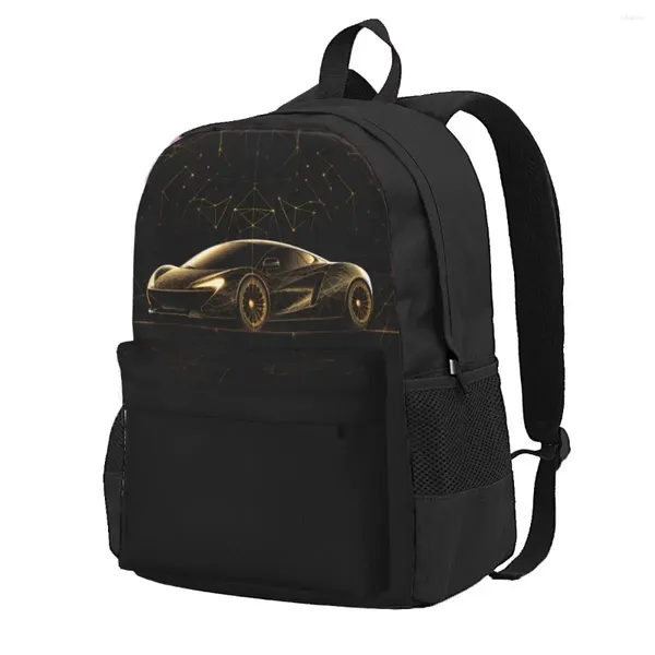 Рюкзак Мощный спортивный автомобиль для мужчин Astro Geometry Минималистичный художественный мягкий рюкзак Kawaii Школьные сумки для тренировок Высококачественный рюкзак