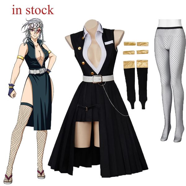 Sexy Rock KostümKaufen Sie Uzui Tengen Cosplay weibliches Kleid Robe Frau Kimono Kostüm Uniform Outfits für Frauen 231216