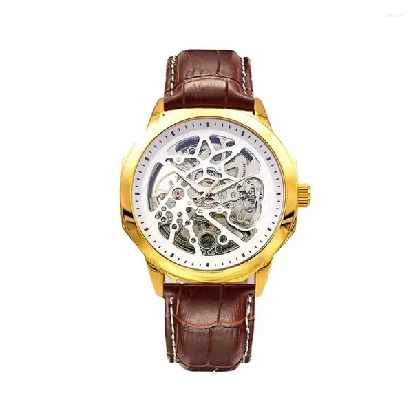 Orologi da polso Movimento di moda Meccanico Sport Design Cassa in metallo Orologi da uomo Top Orologio automatico scheletrato Reloj Hombre 2023