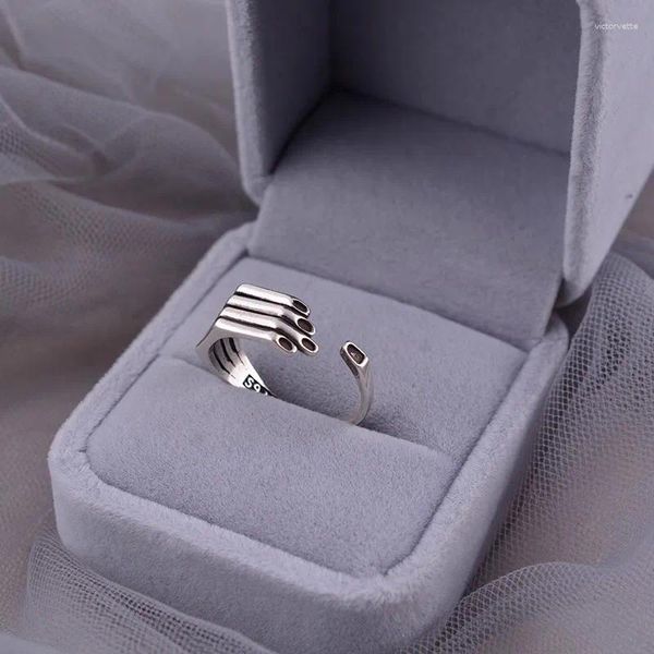 Кольца-кластеры MEYRROYU, темное кольцо на ладонь, женское персонализированное крутое хип-хоп, уличная мода, регулируемое винтажное кольцо с черепом и когтями